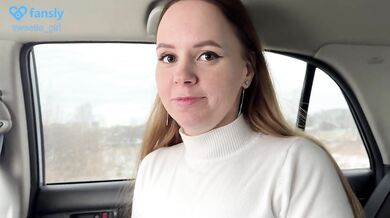 Russian prostitute loves to suck cock for money, deep throat and creampie