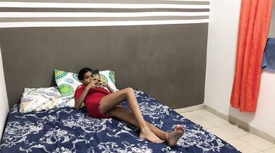 Little stepsister takes away my re to fuck and I fuck her hard in her pussy - HD porn