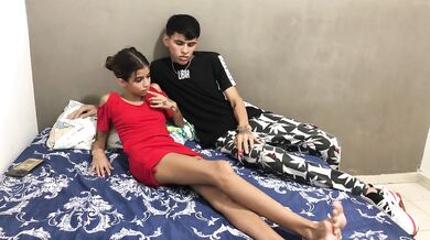 Little stepsister takes away my re to fuck and I fuck her hard in her pussy - HD porn