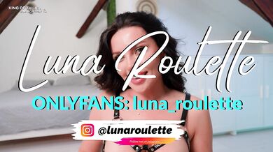 Luna Roulette loves hard sex while restrained in handcuffs. Cum in mouth