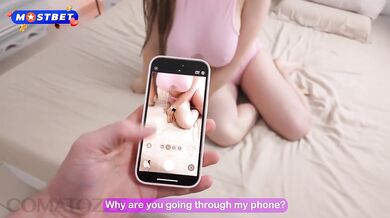 Step Sister got Caught Sending Nudes. I had to Punish her for that