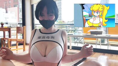 Recreating poses from HENTAI with a cute goth girl