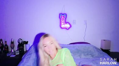 Rough Fuck For Busty Blonde MILF Who STRUGGLES To Take THICK Cock - Alex Legend - Sarah Harlow