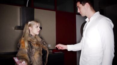 HARD GANGBANG! Blonde Teen Rookie Wants To Try Three Cocks At Once. Anal, DP, Squirt