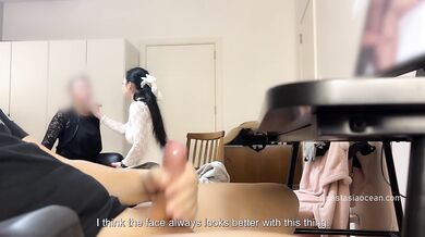 My mom and I caught my husband watching porn and masturbating.