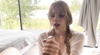 Cute virgin girl made me cum three times on her 18th Birthday