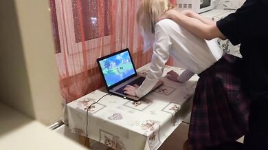I didn't let my stepsister play on the computer after school
