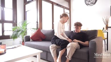 Real Amateur Sextape - Young Couple Mira David