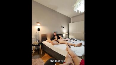 My mom caught us when I jerk my husband off and she watched how he cum during our talk. Mom’s Pov