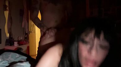He asked me to record a selfie video to see my slutty face while he fucks me