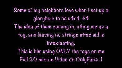 Gloryhole - Paying To Breed and Toy