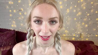 POV Face Fetish JOI Cute Shiny Submissive Slut Begs For Facial Cum Countdown | Remi Reagan