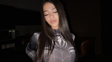 Masturbating and having an orgasm with my new costume!