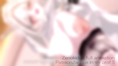 ブランの激しいグラインド騎乗位でお互い乱れ合うような膣内中出し射精アニメーション Japanese hentai anime/pov/creampie compilation/NIKKE Blanc