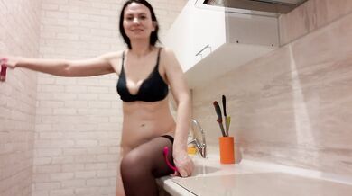in the kitchen on the table on a chair i want sex fuck me