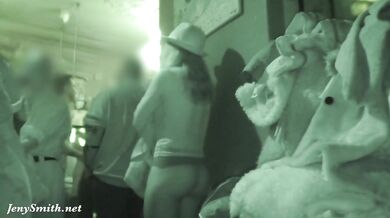 Very Crowded Party! Caught By Security