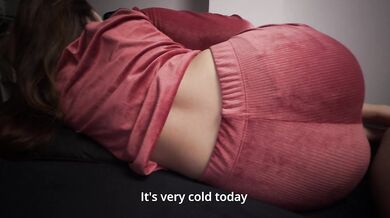 She Got Too Horny During a Blizzard To Fully Take Off Her Winter Pajamas
