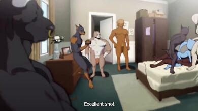 thoughts of her husband left with a moan of pleasure when, on the marital bed, the huge dick of her lovers filled her[eng sub]