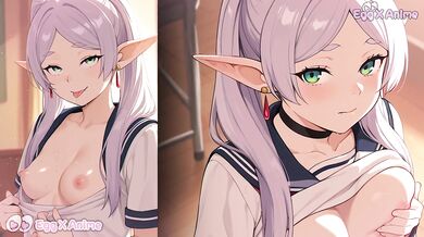 Friere uniform big tits hentai from Sousou no Frieren hentai by eggxanime