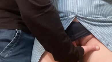 OMG!!! A Stranger Rubs His Dick On Me and Fingered My Pussy in The Subway