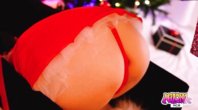 All I want for Xmas is Milona Ace - Anal play, Blowjob and Facial