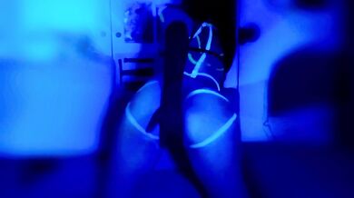 noche neon culo y tetas