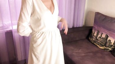 Real cheating! Wedding Night Rehearsal with Groom's Best Friend - Russian Amateur with Dialogue
