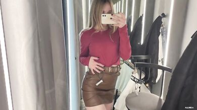 Didn't Buy Anything But Fucked In The Fitting Room.