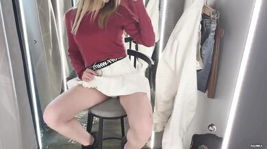 Didn't Buy Anything But Fucked In The Fitting Room.