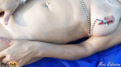 Kinky Mature catches me jerking off, joins for public masturbation and beach sex