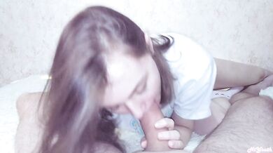reverse cow girl and sweet blowjob from my neighbour -hiyouth
