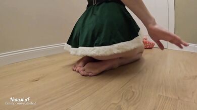 Spying on the Christmas Elf gets my Slave punished - Part 1
