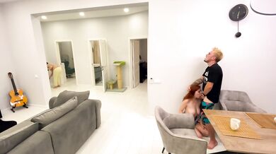 I had to fuck her sister again! Alina is back! She loves when I cheat on my wife!