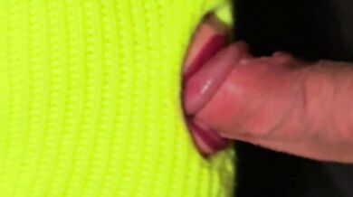 Epic pulsating dick in her mouth