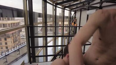 stepsister with a hairy pussy fucks her stepbrother & his boyfriend