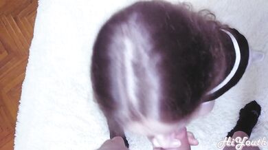 POV Blowjob From Russian Slutty Girlfriend Who Loves Swallow Cum