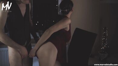 MarVal - Christmas After Party Big Milky Tits MILF Get CRYING ORGAZM!