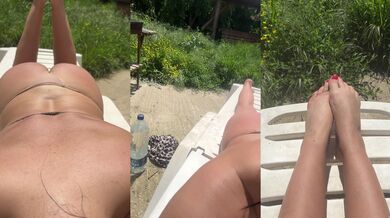 Laying on My Sexlong – Ass, Toes & Tiny Bikini Temptation