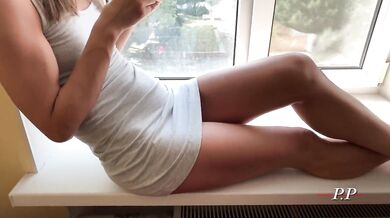Amateur sex couple at the window in category homemade porn