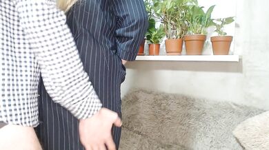 Juicy bbw doggystyle in pantyhose