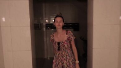 The neighbor was posing as a professional massage therapist. Miss Driada 4K