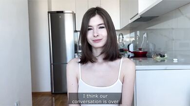 Neighbor wanted sex and the condom lost in her pussy