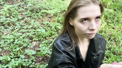 RISKY PUBLIC SEX in the forest with Californiababe