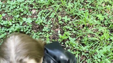 RISKY PUBLIC SEX in the forest with Californiababe