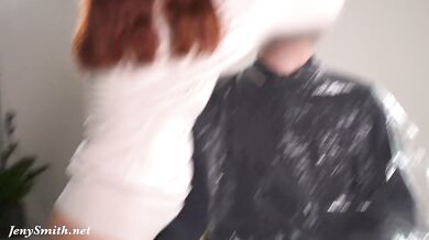 Hairdresser by Jeny Smith : A guy thought he is for youtube video