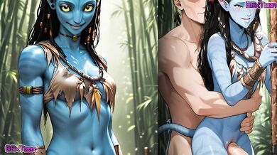 Avatar big tits blow job animation - Neytiri by eextoon