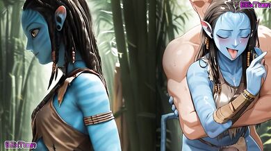 Avatar big tits blow job animation - Neytiri by eextoon