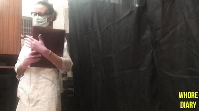 The nurse swallowed the sperm analysis