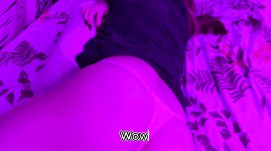 Morning sex with a beautiful girl, woke up with a dick, fingering, footjob, gentle sex - YourSofia