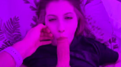 Morning sex with a beautiful girl, woke up with a dick, fingering, footjob, gentle sex - YourSofia